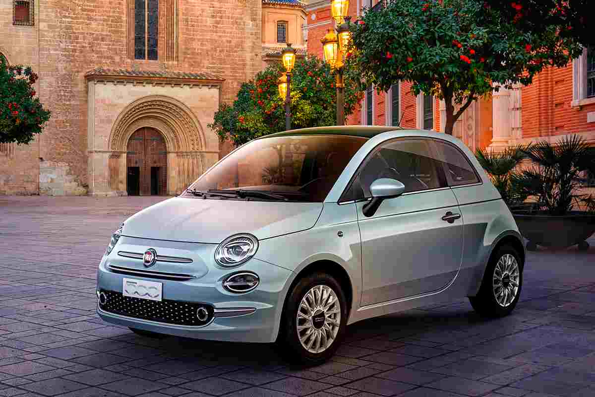 Oro e argento sulla nuova Fiat 500