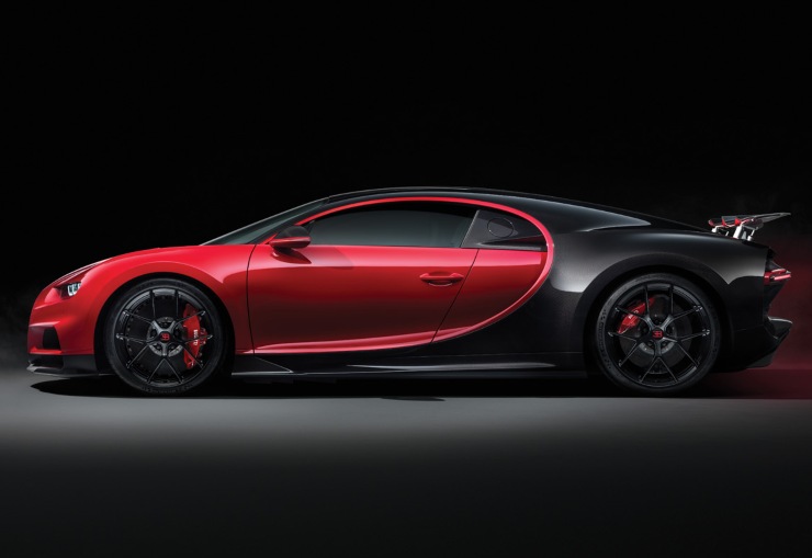 Bugatti Chiron fari optional